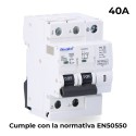 Iga 2p 40a c 10ka - protector de sobretension permanente segun normativa en-50550 y transitorio 5-15ka 275v
