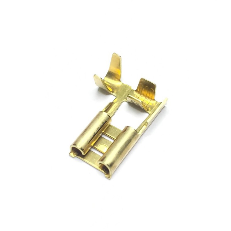 Terminal hembra bandera 6,3 mm, bolsa 100 uds