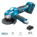Kit amoladora 20 v con 1 bateria 4.0ah y cargador 08772. 28,9 x 27 cm. pro series battery