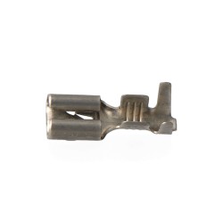 Terminal faston con sujeción 4,8 mm hembra, bolsa 100 uds