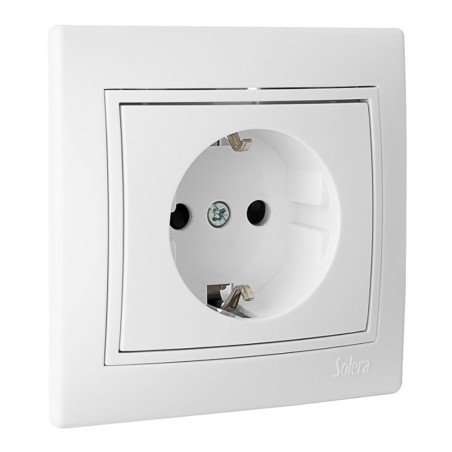 Base bipolar con t/tl 16a 250v serie europa solera erp60u