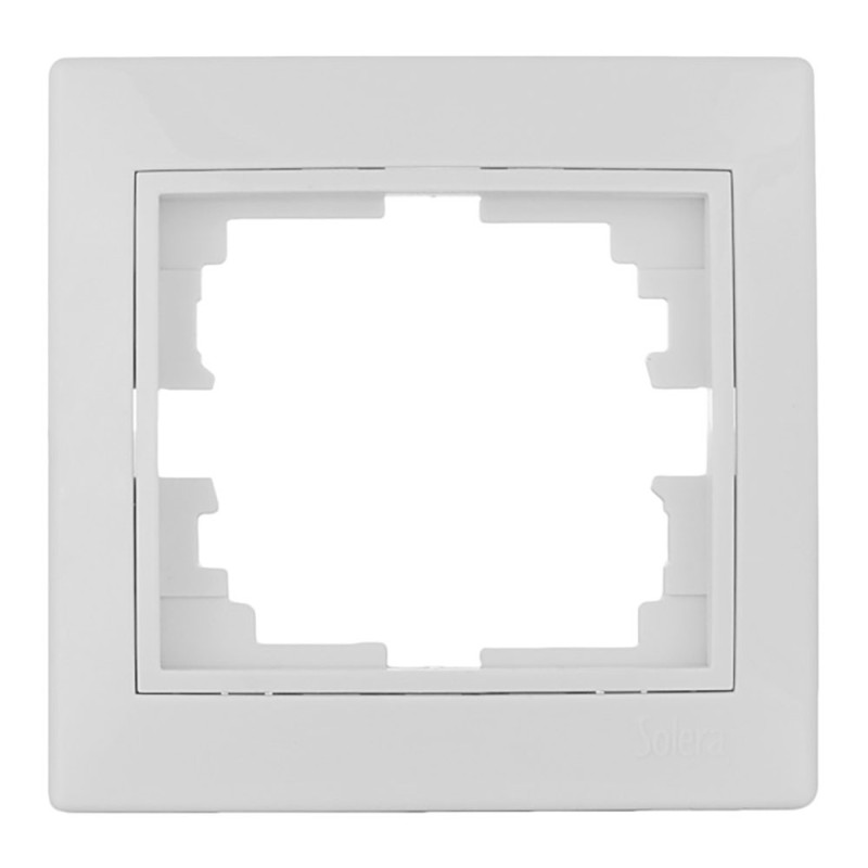 Marco para 1 elemento blanco serie europa 83 x 81 x 10 mm