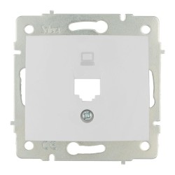 Tapa + chasis para toma de datos rj45 serie europa solera erp88/1