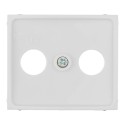 Tapa para toma de señal tv/r color blanco serie europa solera erp47tlv