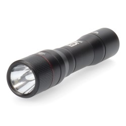 Linterna de 1 led 20w cuerpo aluminio recargable + funcion power bank 1800lm