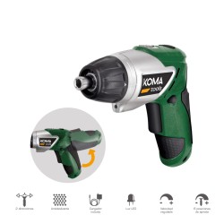 Atornillador a bateria reversible, 3,6v litio-ion 1300 mah, 175 x 148 mm