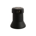 Portalamparas guirnalda e27 para cable plano 5x13mm solera 6109a