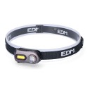 Linterna frontal 2 leds 3w 100lm, 5w 400lm.recargable