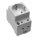 Toma de corriente tipo schuko t/tl 16a modular solera ref: 99