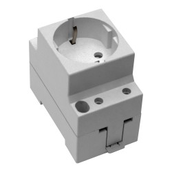Toma de corriente tipo schuko t/tl 16a modular solera ref: 99