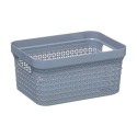 Cesto para ropa 17 l, color gris 37,5 x 26 x 21,3 cm