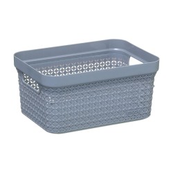 Cesto para ropa 17 l, color gris 37,5 x 26 x 21,3 cm