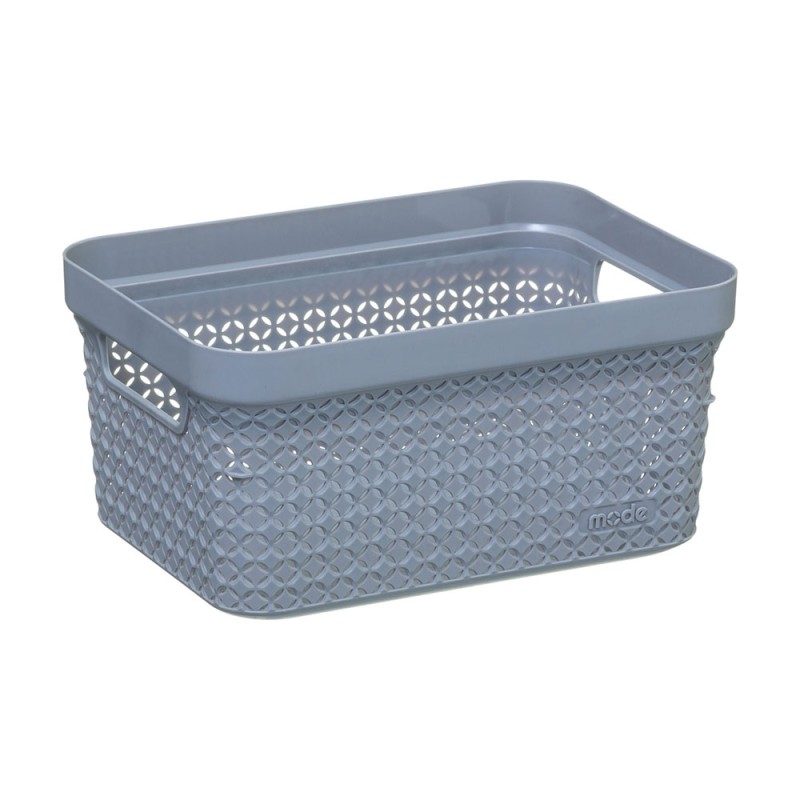 Cesto para ropa 17 l, color gris 37,5 x 26 x 21,3 cm