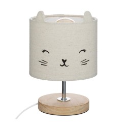 Lámpara de mesa infantil sobremesa 'cat' e14 (bombilla no incluida)