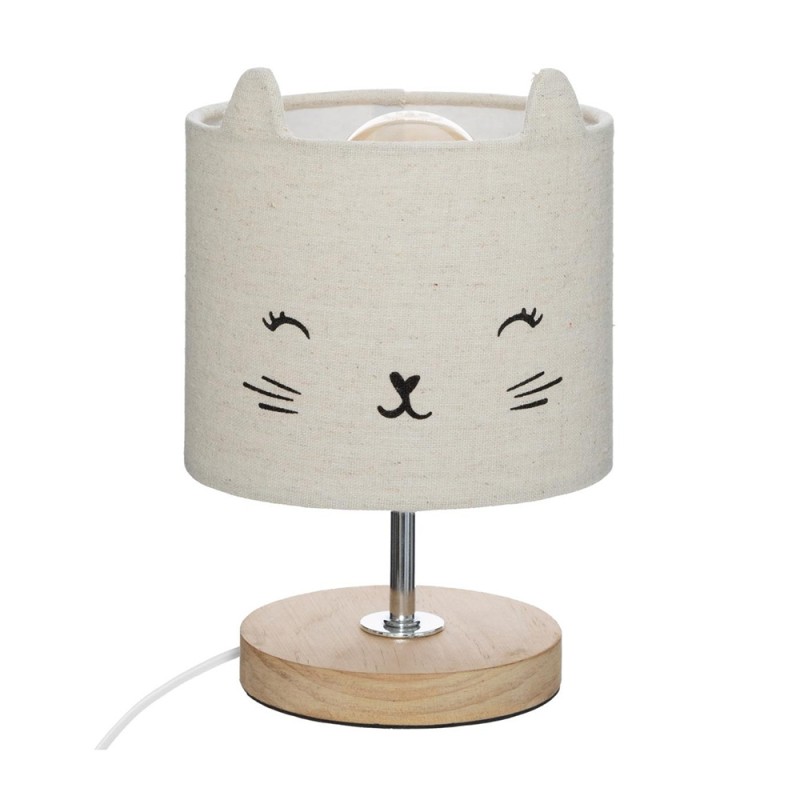 Lámpara de mesa infantil sobremesa 'cat' e14 (bombilla no incluida)