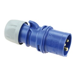 Clavija cetac 2p+t azul 32a 230v~ ip44