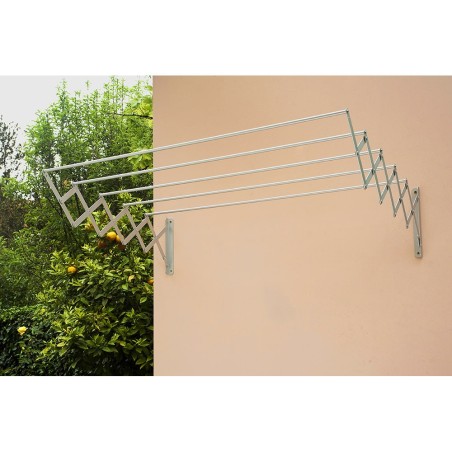 Tendedero de aluminio, tendido 120 cm