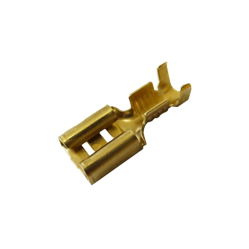 Terminal faston 6,3 mm hembra, bolsa 100 uds