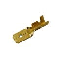 Terminal faston 6,3 mm macho, bolsa 100 uds