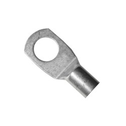 Terminal tubular de cobre para cable de 16 mm y taladro de 8 mm, bolsa 25 uds
