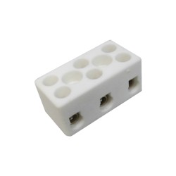 Regleta ceramica 3 polos 4 mm , bolsa 5 uds