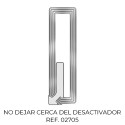 Pack 2000 etiquetas anti robo 3210 transparente 1,9x6,5cm 7223155 checkpoint