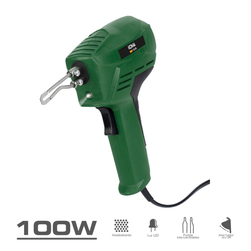 Soldador pistola 100w 230v