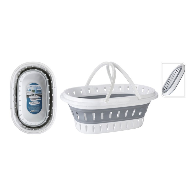 Cesto para la ropa plegable con medidas 60 x 40 x 27 cm