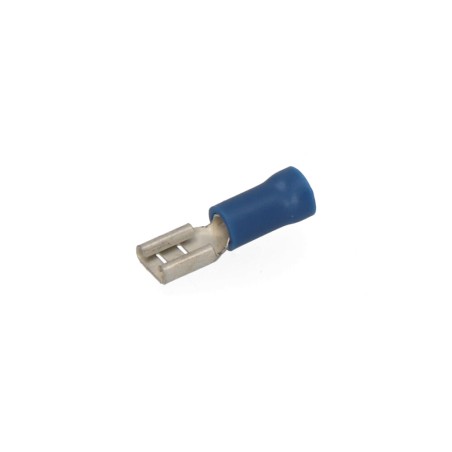 Terminal faston preaislado hembra 4,8 mm, blister 10 uds