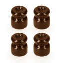 Aislador para cable trenzado marron envasado 4 uni edm
