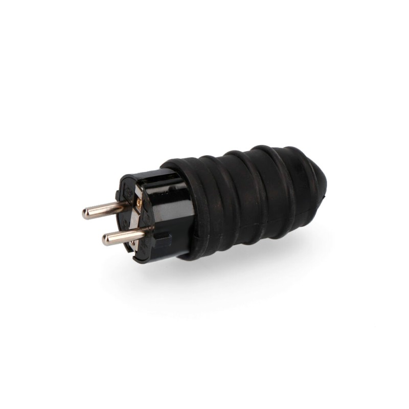 Clavija de goma 16a t/tl 4,8mm (retractilada)