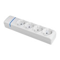Base múltiple de 4 tomas 2p+t, 16 a 250 v