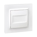Tapa ciega blanco