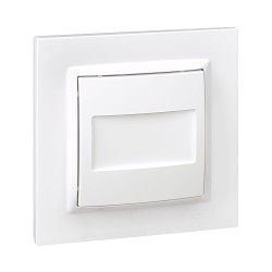Tapa ciega blanco