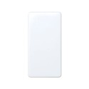 Pulsador estrecho serie 27 blanco