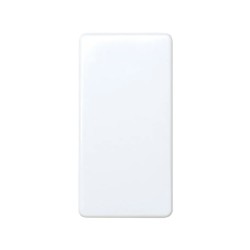 Pulsador estrecho serie 27 blanco