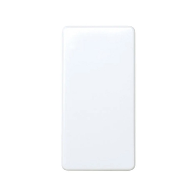Pulsador estrecho serie 27 blanco