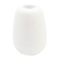 Portalámparas cerámico vintage e27, 100 w 250 v, blanco, ø47 x 59 mm (retractilado)