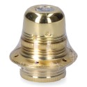 Portalámparas e27 metálico, 100 w 250 v, dorado, ø60 x 40 mm (retractilado)