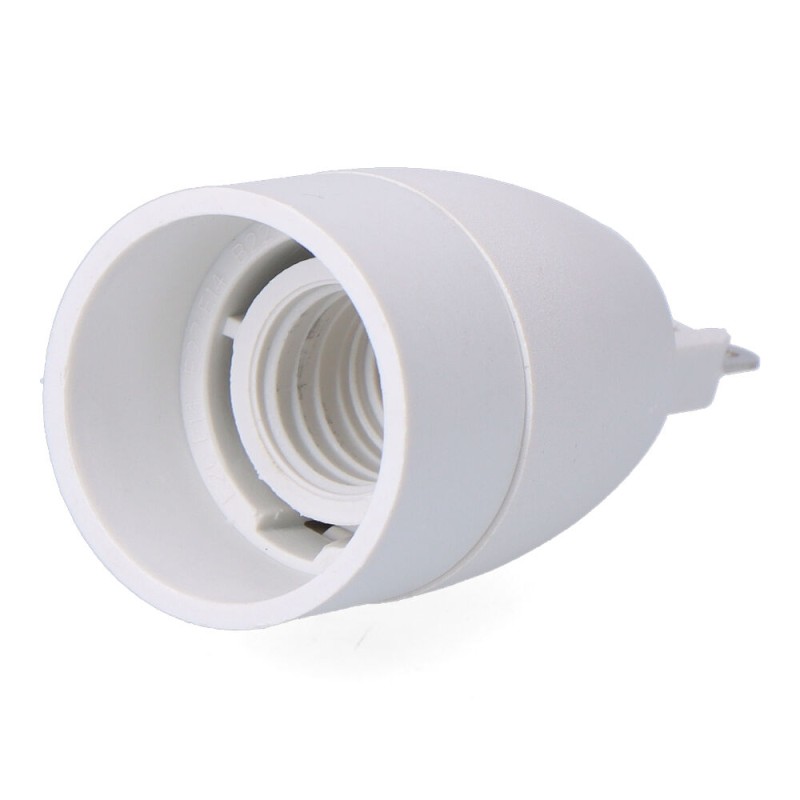 Convertidor de g9 a e14, 2 a 230 v, blanco, ø30 x 57 mm (retractilado)