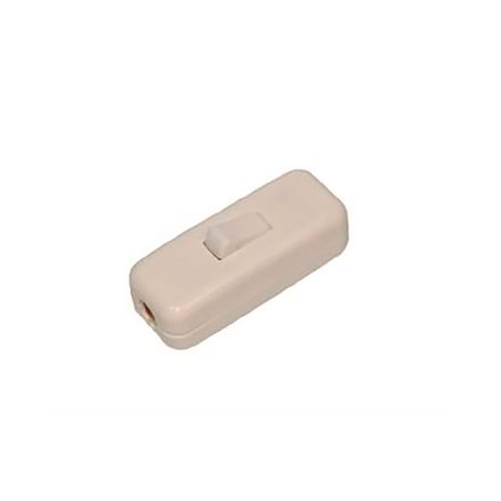 Interruptor de paso unipolar 2a blanco (retractilado)