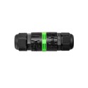 Conector estanco ip68 lineal 2 polos + tierra