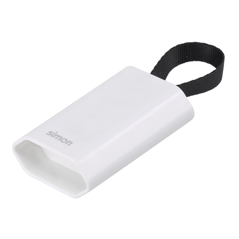 Base móvil 2p+tt schuko salida frontal 10 a 250 v~ facil extraccion blanca