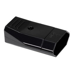 Base móvil 2p 10 a 250 v~ negra