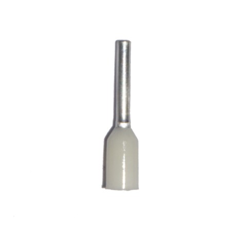 Puntera aislada 00,50 mm, blanca, 100 uds