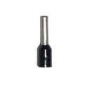 Puntera aislada 01,50 mm, negra, 100 uds
