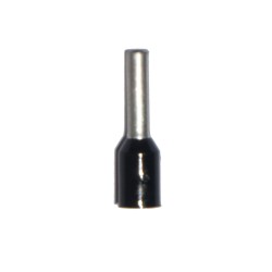 Puntera aislada 01,50 mm, negra, 100 uds