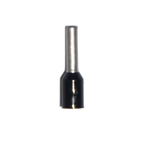 Puntera aislada 01,50 mm, negra, 100 uds