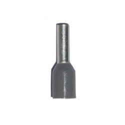 Puntera aislada 02,50 mm, gris, 100 uds