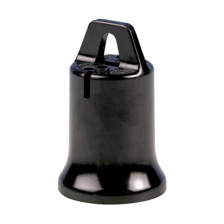 Portalámparas e-27 "provisional de obra" negro